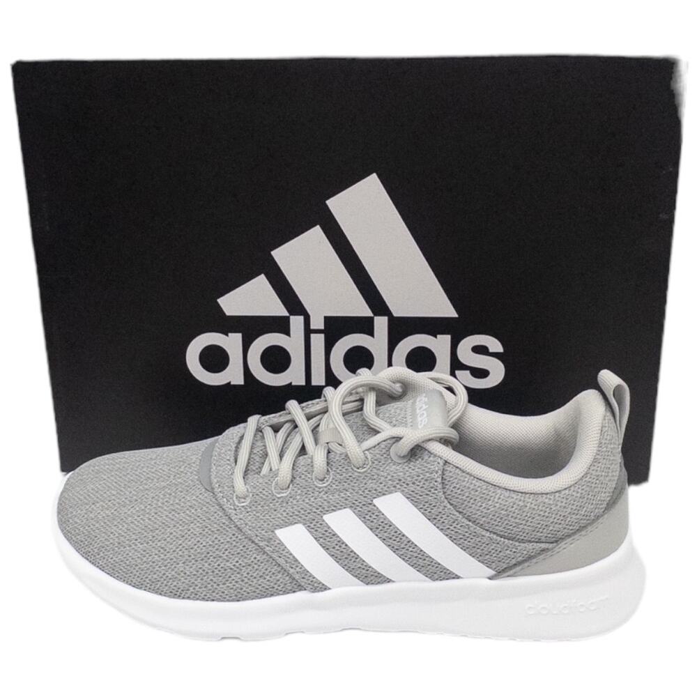 Adidas QT Racer 2.0 Women's Running Shoes Sneakers Gray White Size 6.5 7.5 or 9